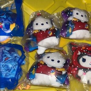 Sanrio Red and White Plush Set
